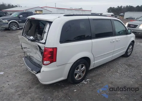 2012 Dodge Grand Caravan Sxt from USA, damaged, VIN 2C4RDGCG0CR218365